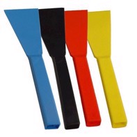 Set de spatules en plastique pour la manipulation des couleurs - 6 cm